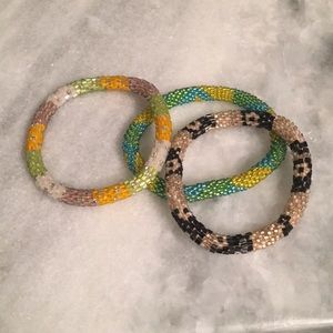 Nepal roll on bracelets